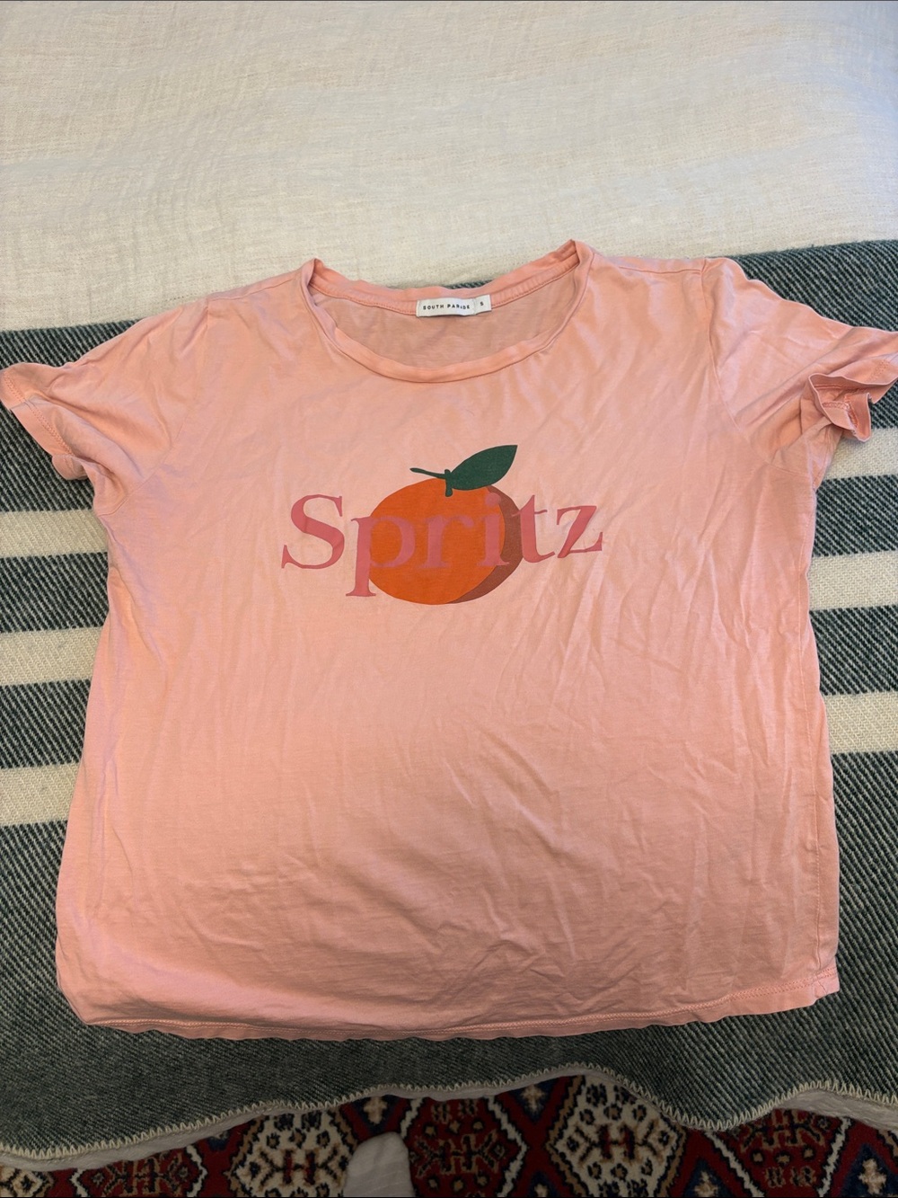 Spritz Pink Short Sleeve Graphic Tee by